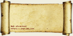 Kristina Ćurić vizit kartica